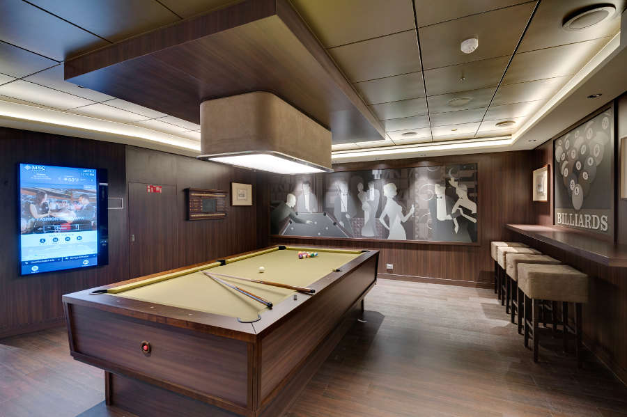 MSC SEASIDE BILIARDO