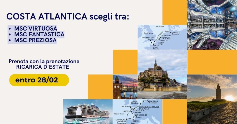 COSTA ATLANTICA nel Nord Europa con MSC