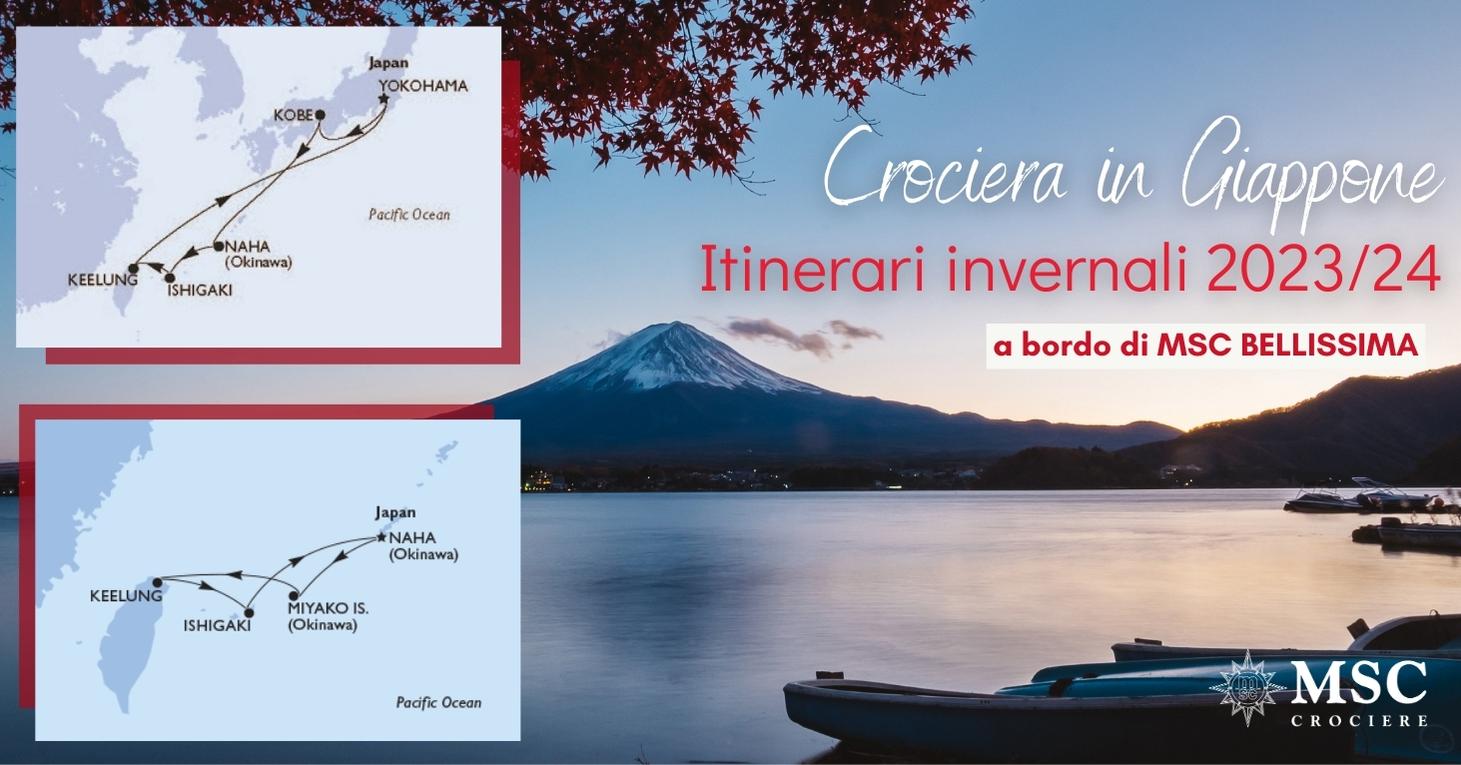 Crociera in Giappone - itinerari invernali 2023/24