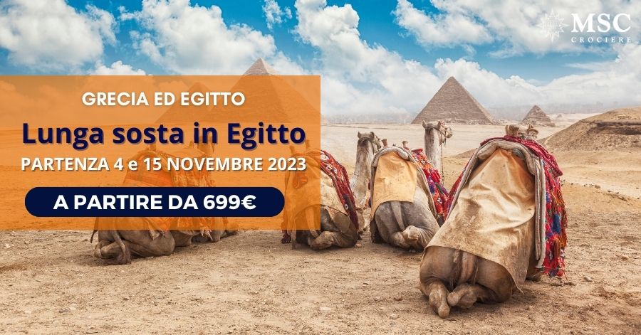 Grecia ed Egitto: lunga sosta a Port Said e Alexandria