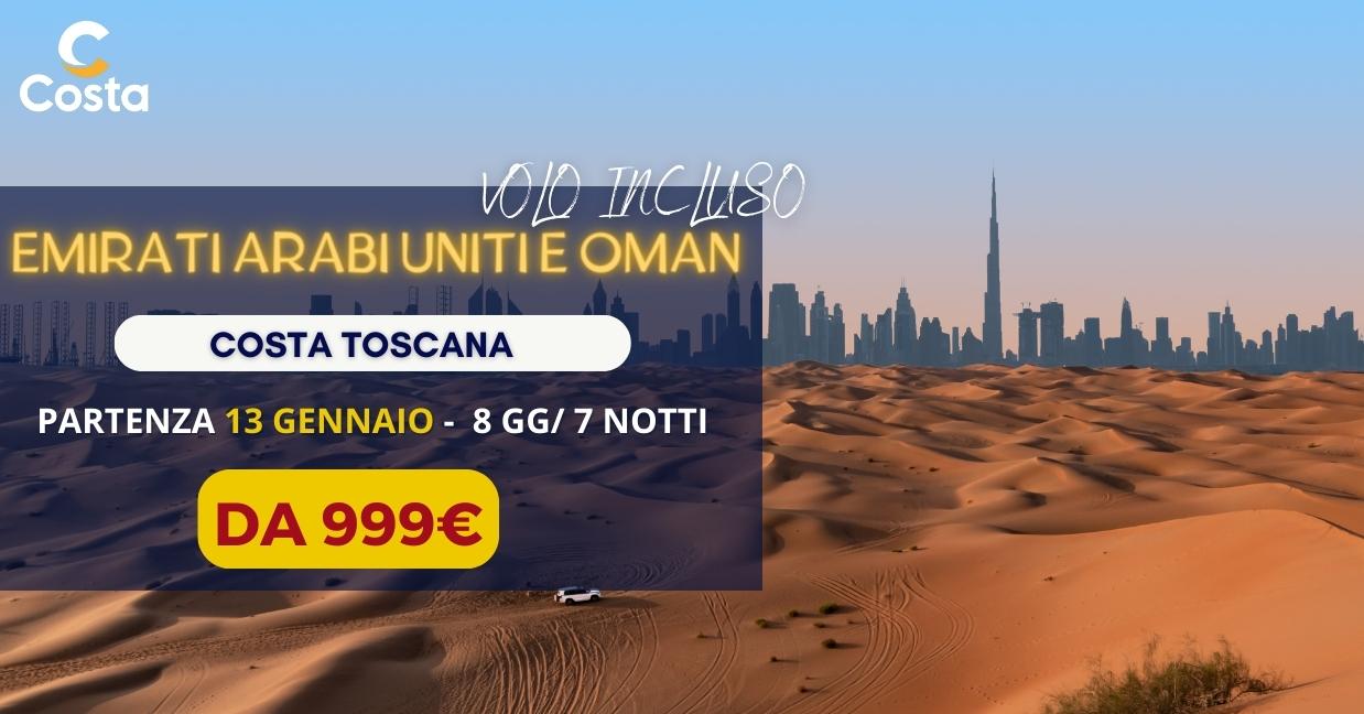 Emirati Arabi, Oman e Qatar a gennaio 2024