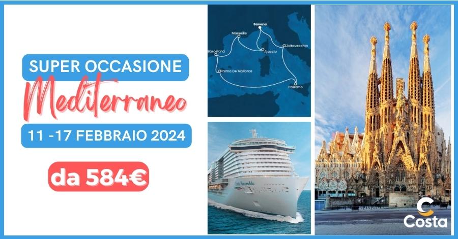 Super occasione per partire nel Mediterraneo a febbraio 2024