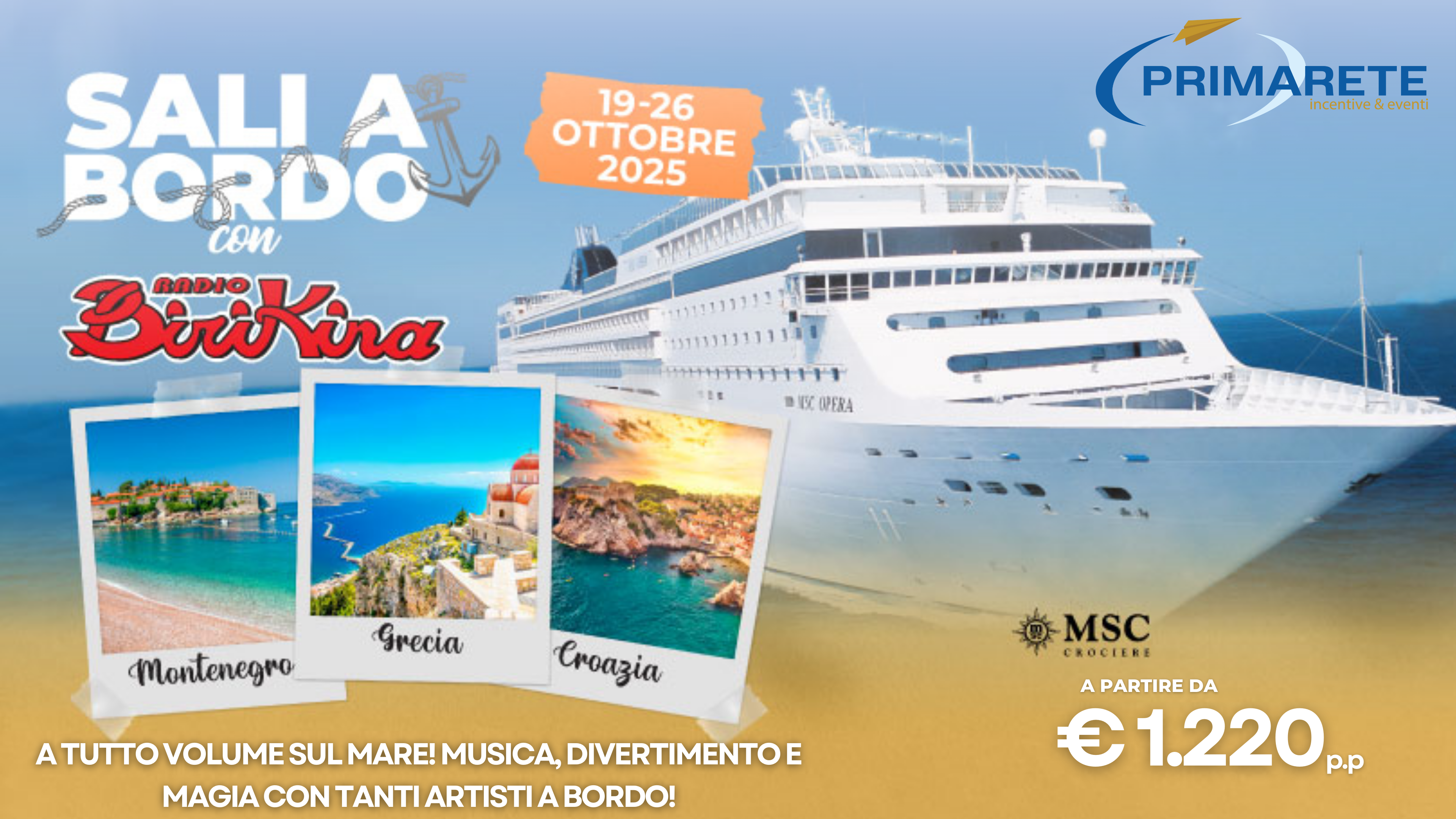 Crociera Musicale con Radio Birikina
